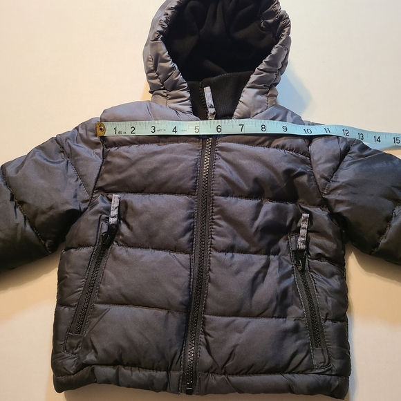 Rothschild Kids Black Puffer Jacket with Hood Lined NWT 12 Months - Picture 8 of 12